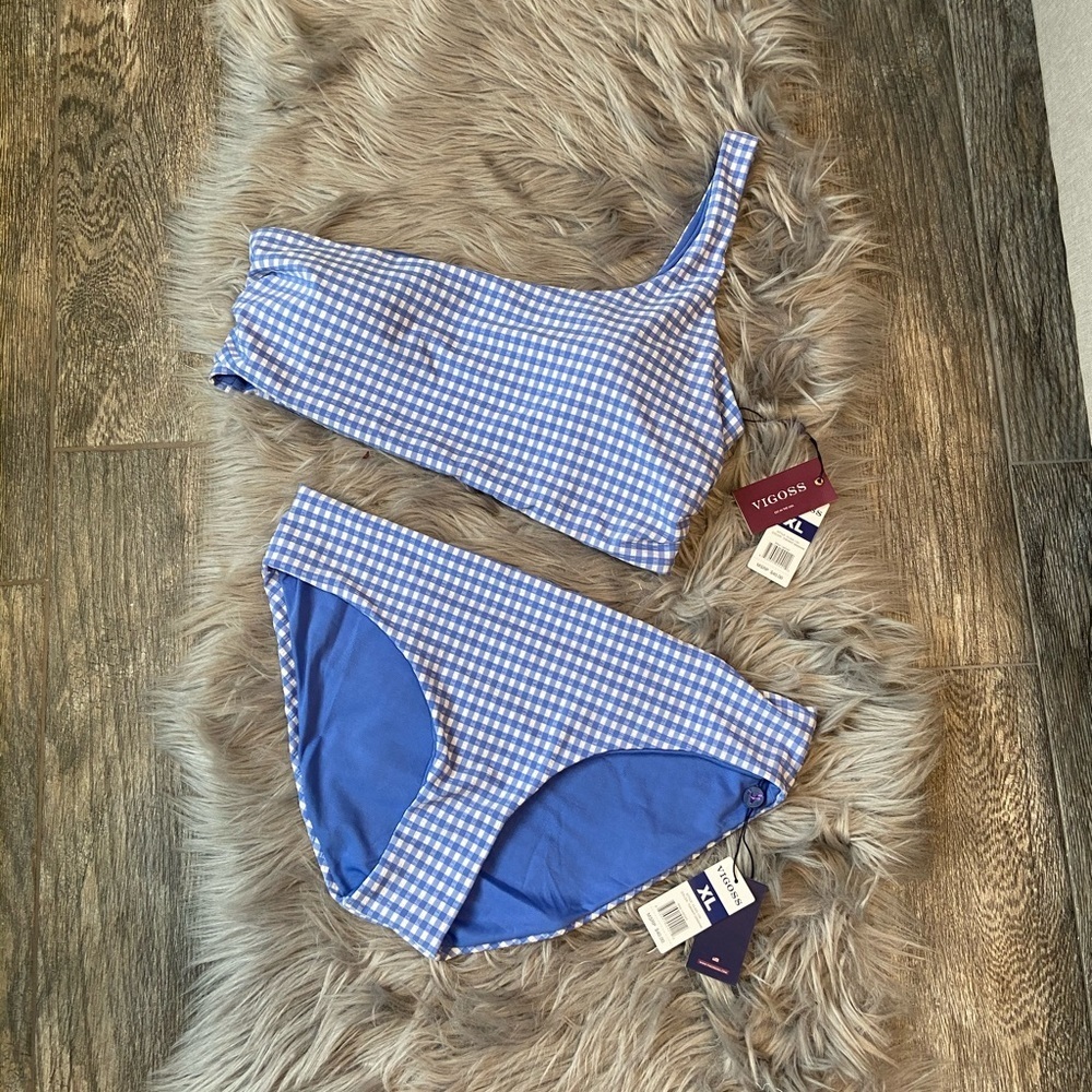 VIGOSS one shoulder bikini